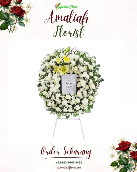 Krans Bunga Duka Karang Anyar